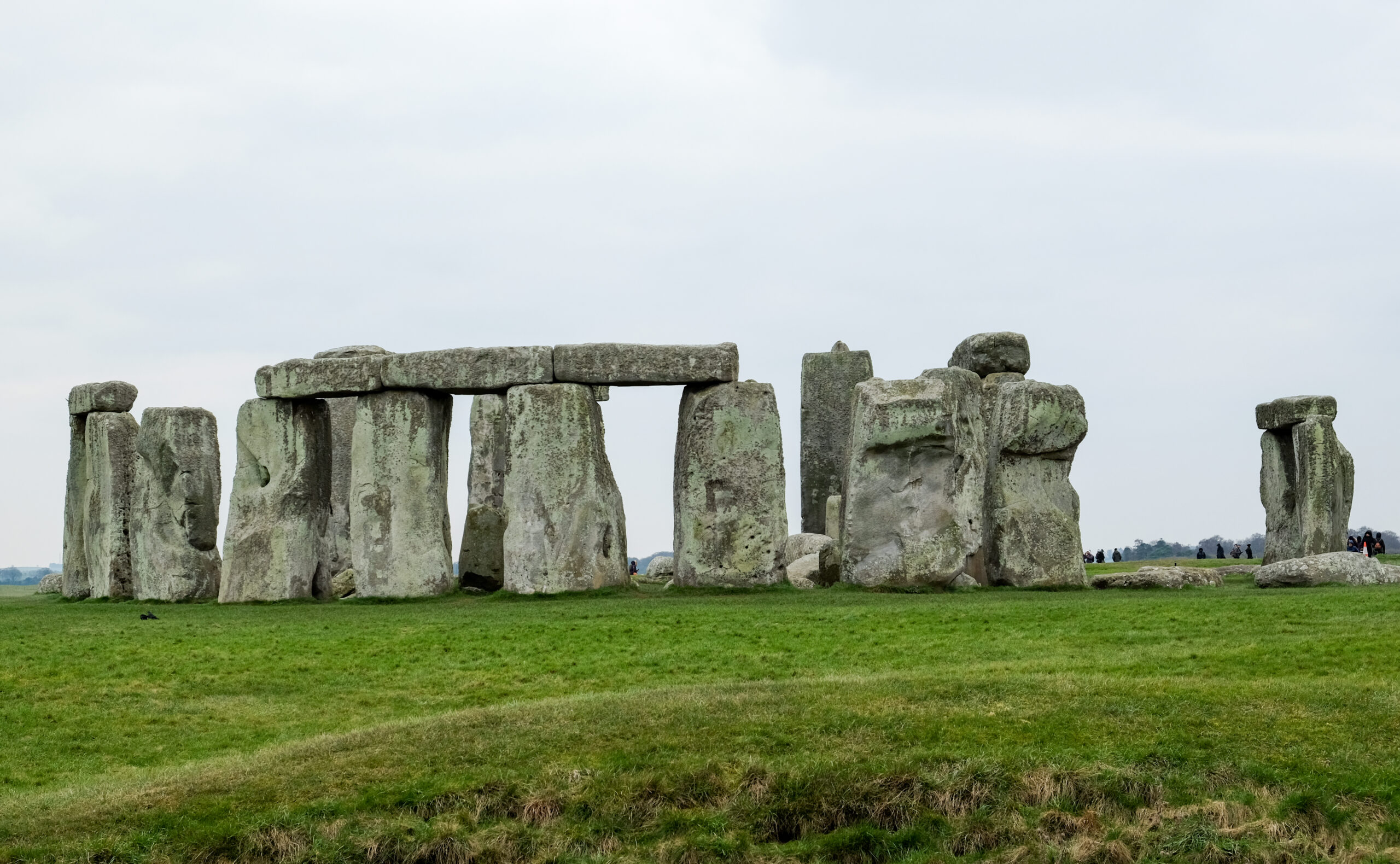 Il monumento megalitico di Stonehenge nella piana del Wiltshire